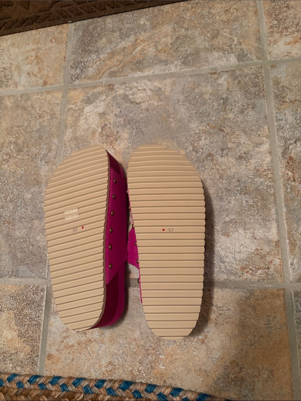 Free People x Intentionally Blank Rule Breaker Platform Suede Sandals Sz 7 NEW - Picture 7 of 14